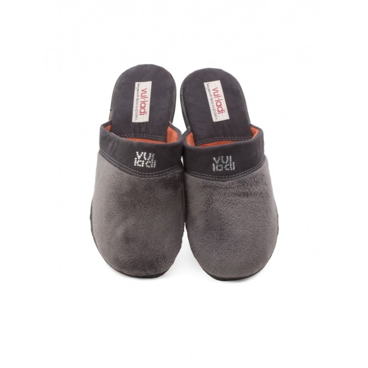 VULLADI Zapatillas Casa Cuna Gris