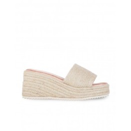 Sandalias Plataforma Plana Esparto