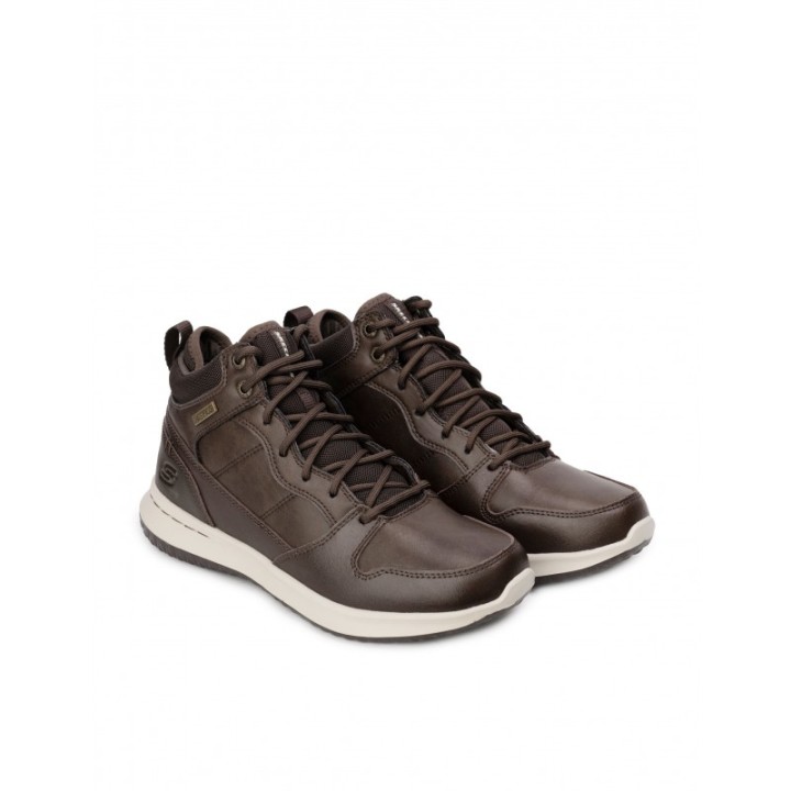 SKECHERS Botines Impermeables Marrones
