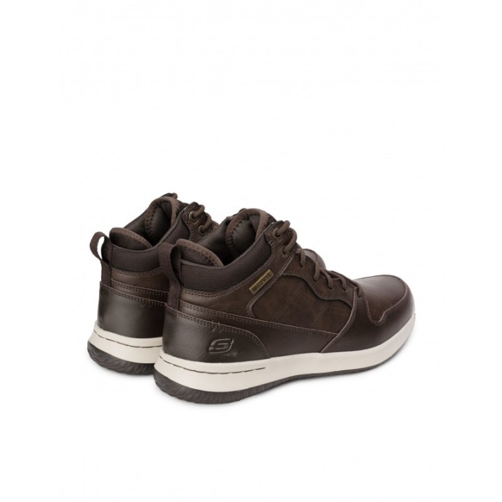 SKECHERS Botines Impermeables Marrones
