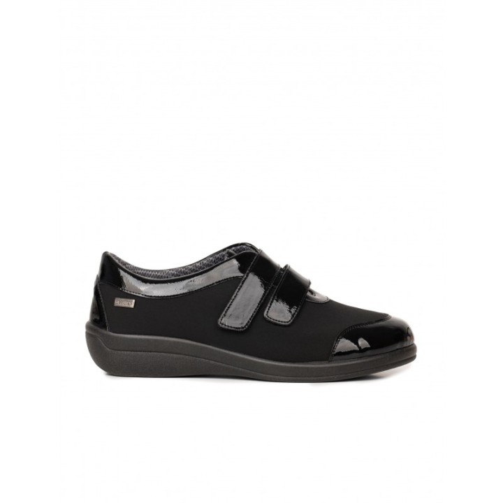 DOCTOR CUTILLAS Zapatos Charol Velcro Negros