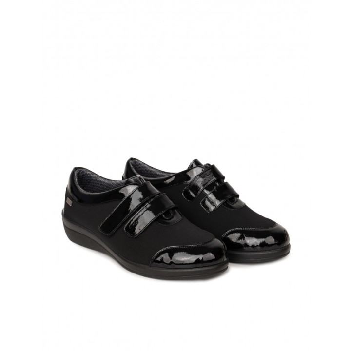 DOCTOR CUTILLAS Zapatos Charol Velcro Negros