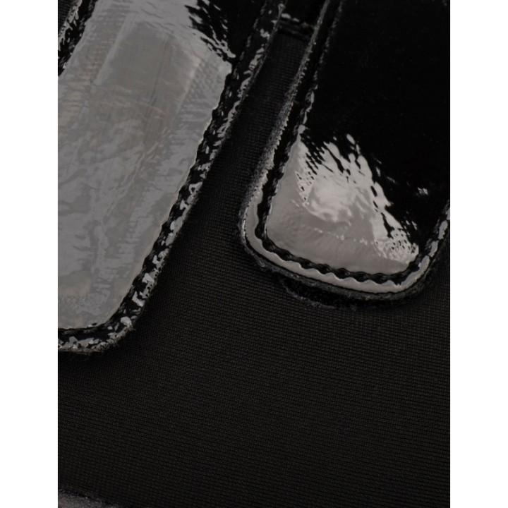 DOCTOR CUTILLAS Zapatos Charol Velcro Negros