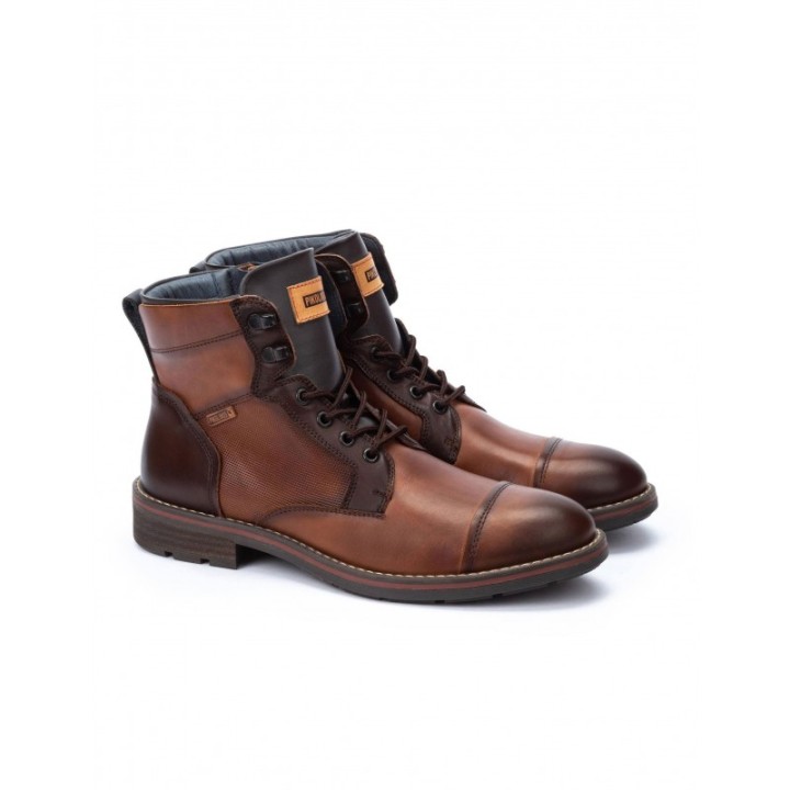 PIKOLINOS Botas Cordones Cuero