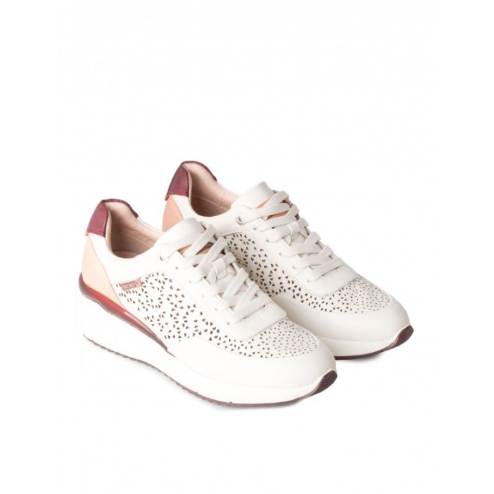 PIKOLINOS Deportivas Troqueladas Beige