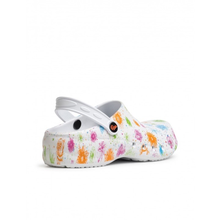 Zueco Sanitario Eva Estampado Floral