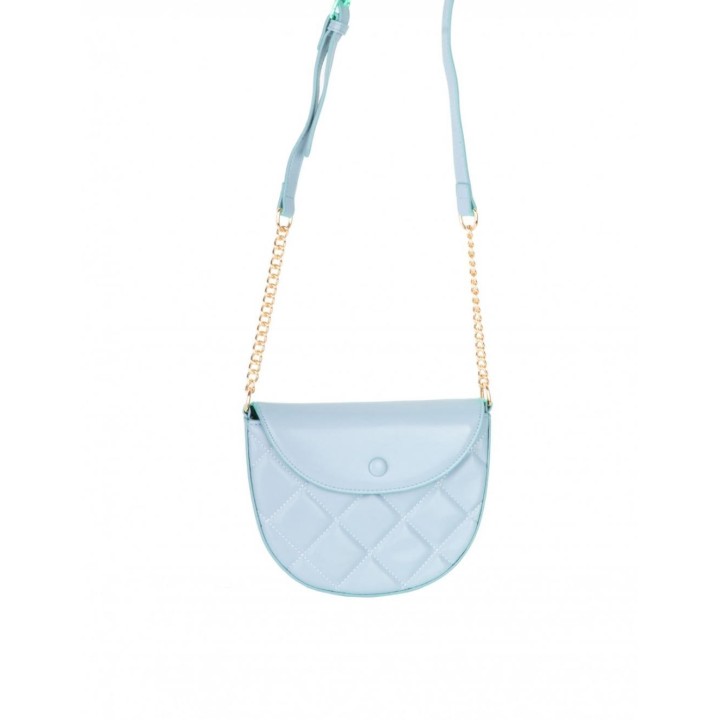 Pack Bolso y Monedero Guateado Azul Pastel