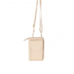 Funda Telefono Cartera Beige