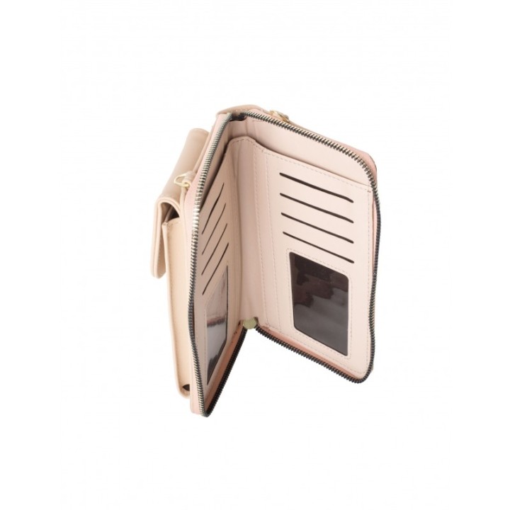 Funda Telefono Cartera Beige