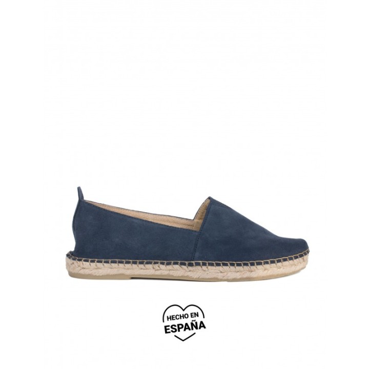Alpargatas Serraje Elastico Azul Marino PERA LIMONERA
