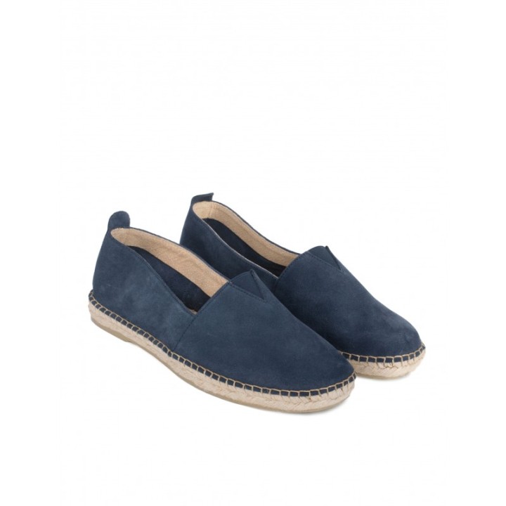 Alpargatas Serraje Elastico Azul Marino PERA LIMONERA
