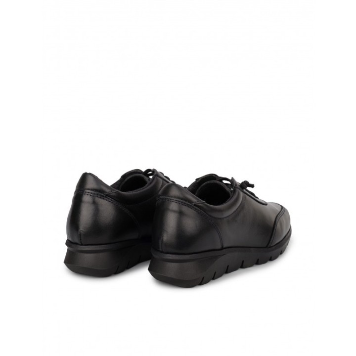 Zapatos Piel Cordones Elasticos