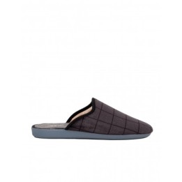 Zapatillas Casa Descalzas Cuadros Grises