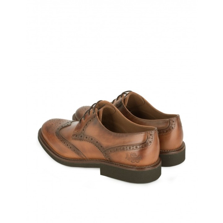 Zapatos Cordones Picados Marrones PERA LIMONERA
