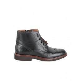Botas Cordones Piel Negras PERA LIMONERA