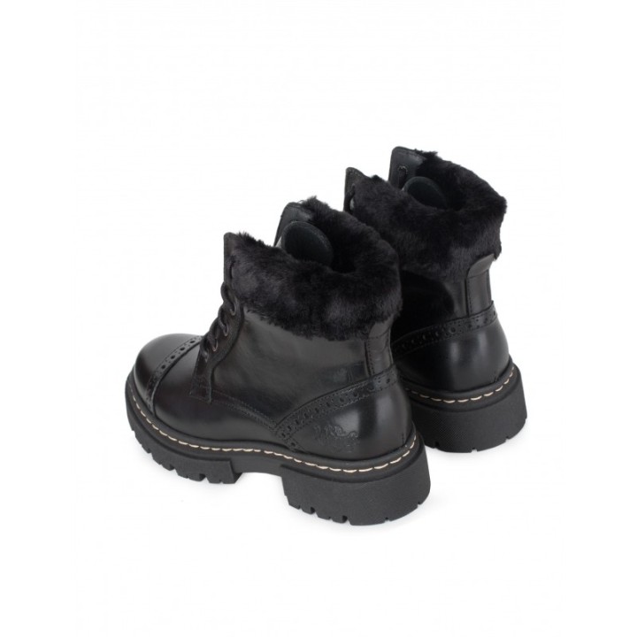 Botas Militares Suela Track Pelo PERA LIMONERA