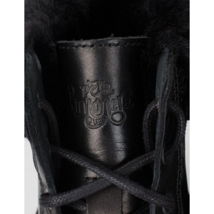 Botas Militares Suela Track Pelo PERA LIMONERA