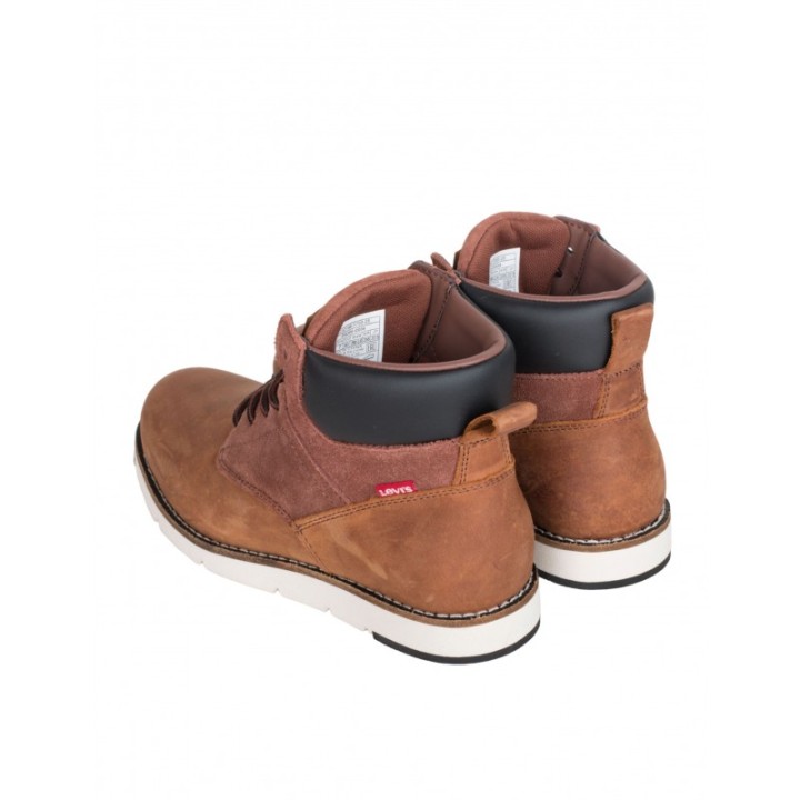 LEVIS Botas Cordones Piel Marrones