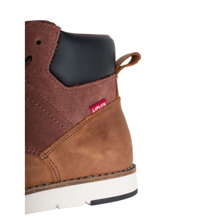 LEVIS Botas Cordones Piel Marrones