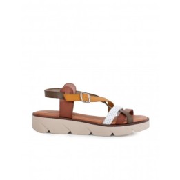 Sandalias Tiras Piel Cuero PERA LIMONERA