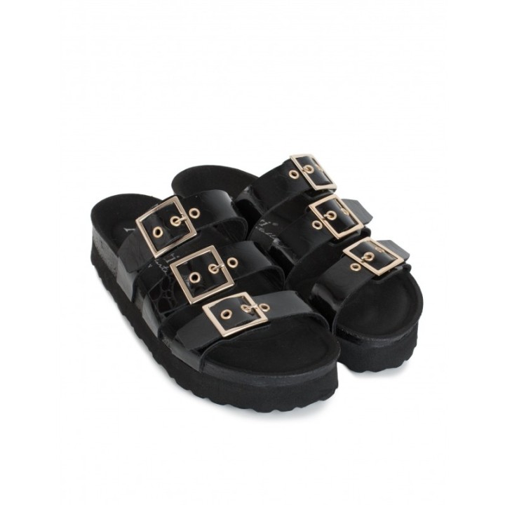 AUTENTI Sandalias Bio Veganas Hebillas