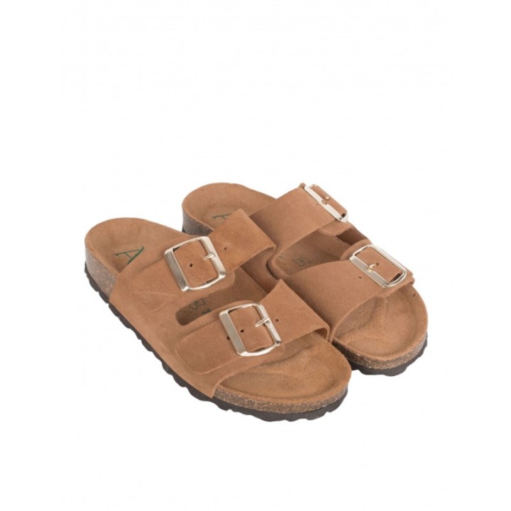 AUTENTI Sandalias Bio Hebillas Cuero