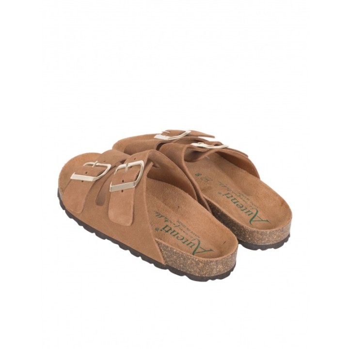 AUTENTI Sandalias Bio Hebillas Cuero
