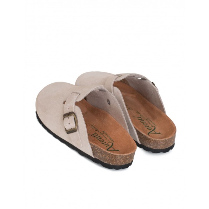 AUTENTI Zuecos Bio Hebilla Beige