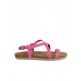 AUTENTI Sandalias Bio Tiras Finas Fucsia