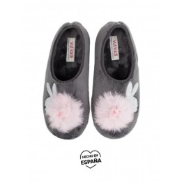 VULLADI Zapatillas Casa Cerradas Conejo