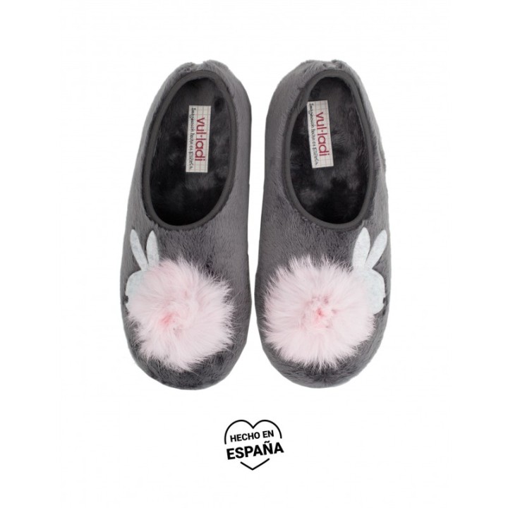VULLADI Zapatillas Casa Cerradas Conejo