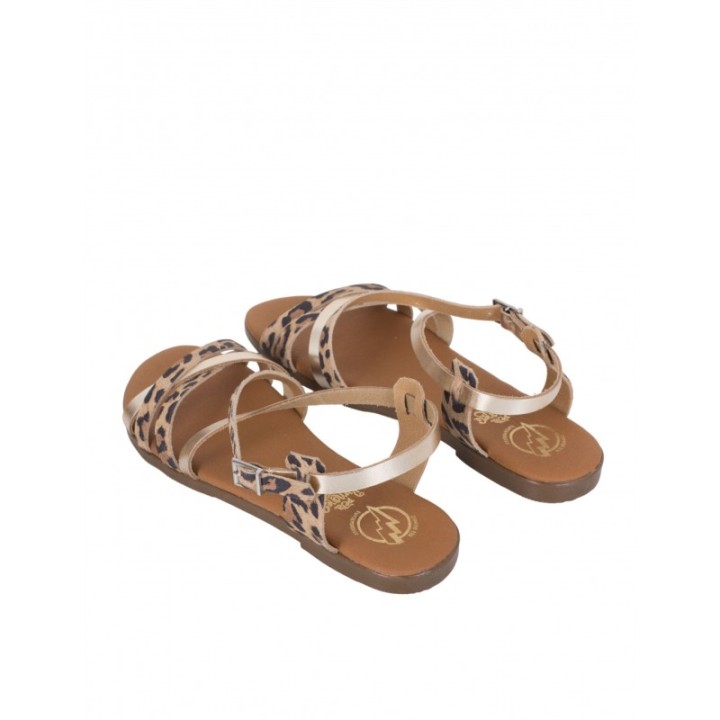 Sandalias Planas Estampadas PERA LIMONERA