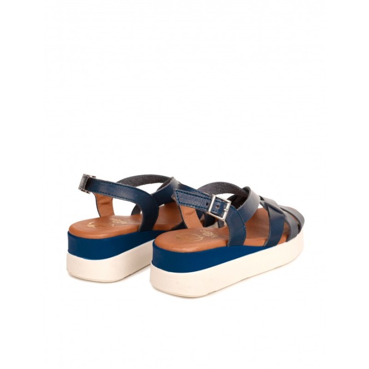 Sandalias Piel Cuna Marino PERA LIMONERA