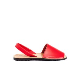 Sandalias Menorquinas Piel Rojo