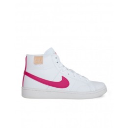 NIKE Court Royale 2 Mid Blancas Logo Fucsia