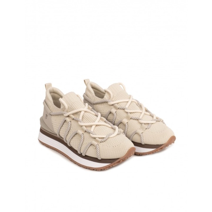 GIOSEPPO Deportivas Calcetin Beige