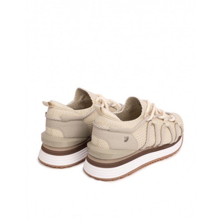 GIOSEPPO Deportivas Calcetin Beige