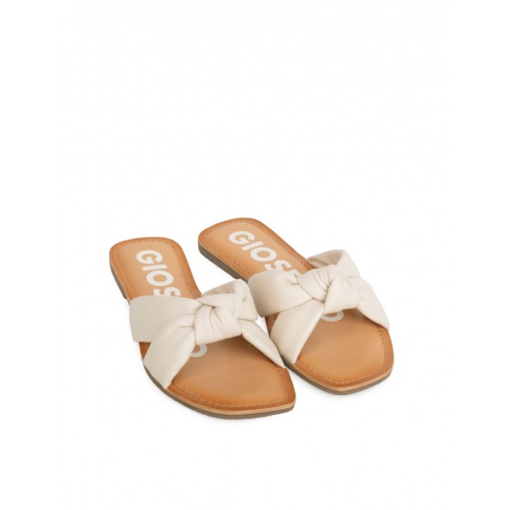 GIOSEPPO Sandalias Planas Nudo Beige