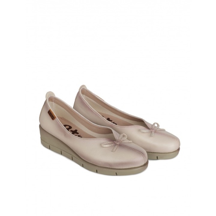 Bailarinas Lazo Cuna Beige
