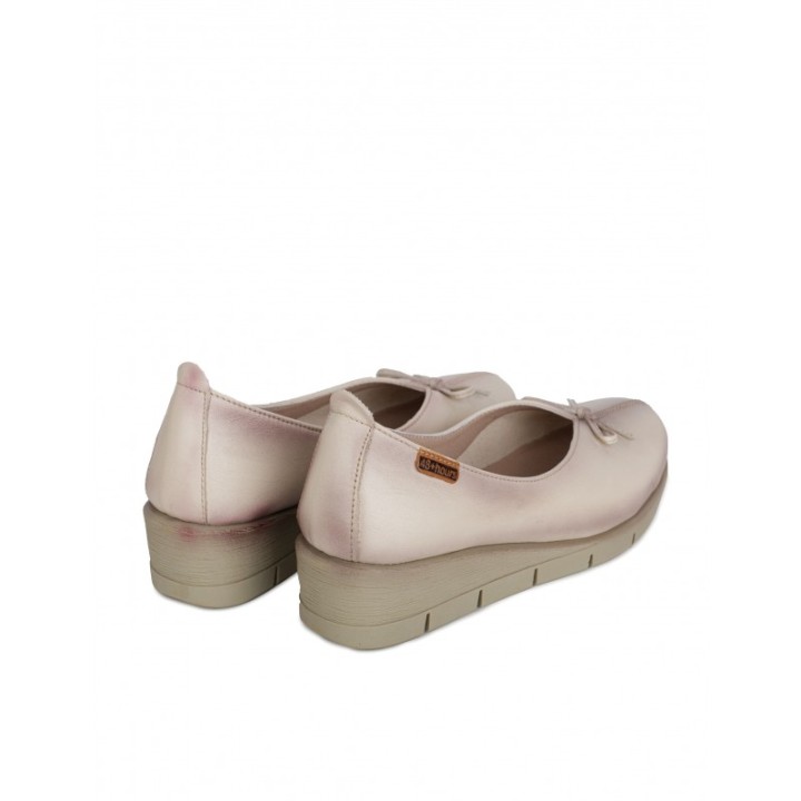 Bailarinas Lazo Cuna Beige