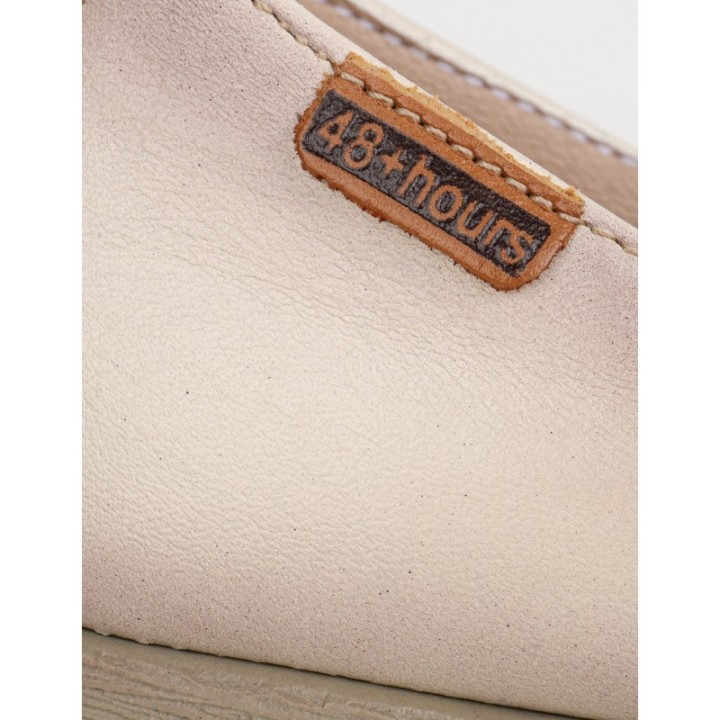 Bailarinas Lazo Cuna Beige