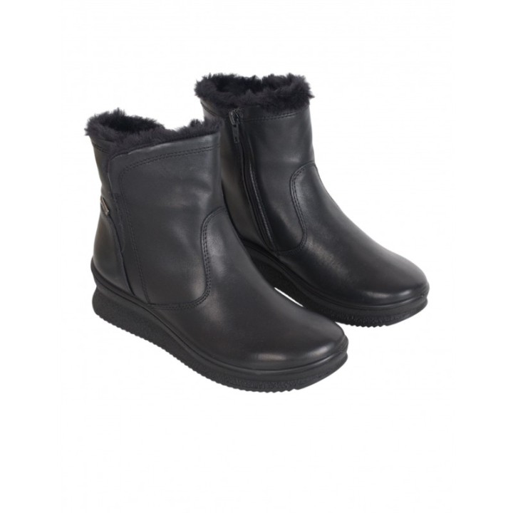 IMAC Botas Impermeables Piel Negras