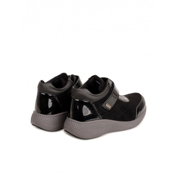 DOCTOR CUTILLAS Botines Impermeables Velcro Negros