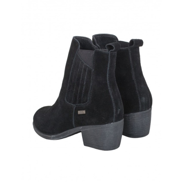 Botines Tacon Impermeables Chelsea Negros