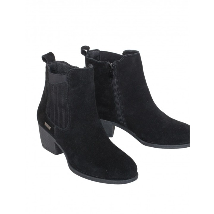 Botines Tacon Impermeables Chelsea Negros