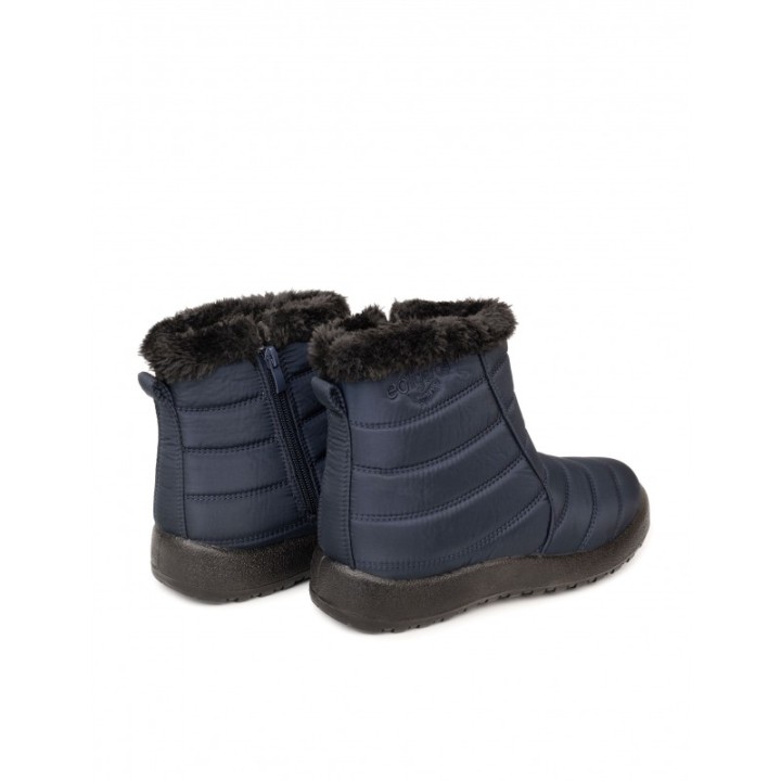 EOLIGEROS Botas Acolchadas Forro Pelo Marino