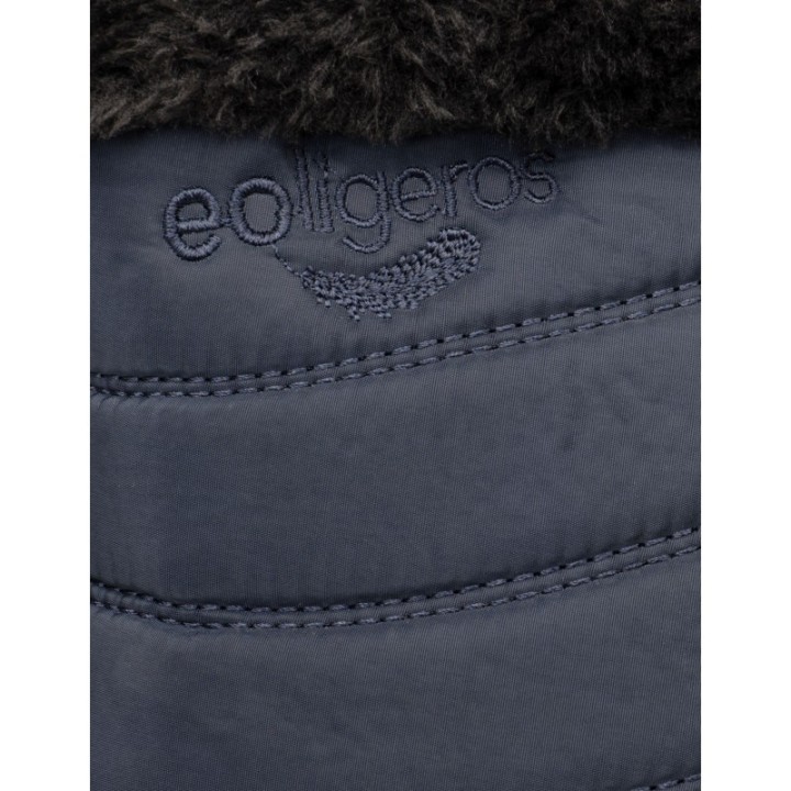 EOLIGEROS Botas Acolchadas Forro Pelo Marino