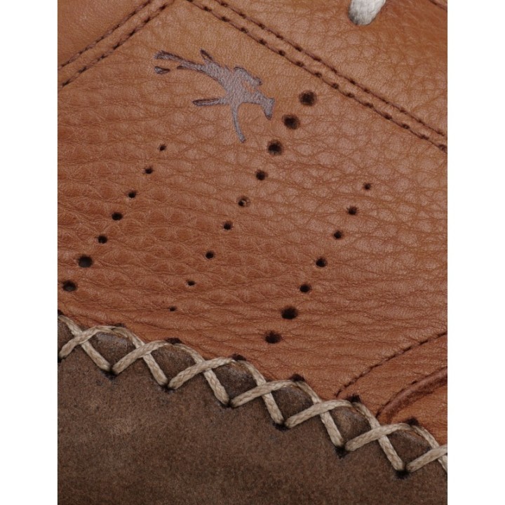 FLUCHOS Zapatos Piel Marrones Costuras