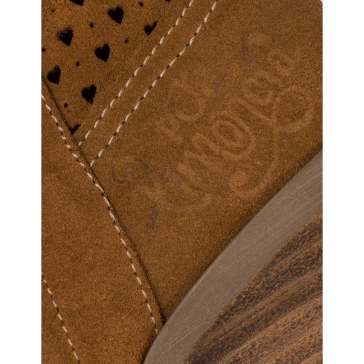 Botas Camperas Caladas Corazon Cuero PERA LIMONERA
