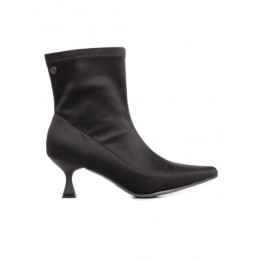 XTI Botines Veganos Tacon Kitten Negros